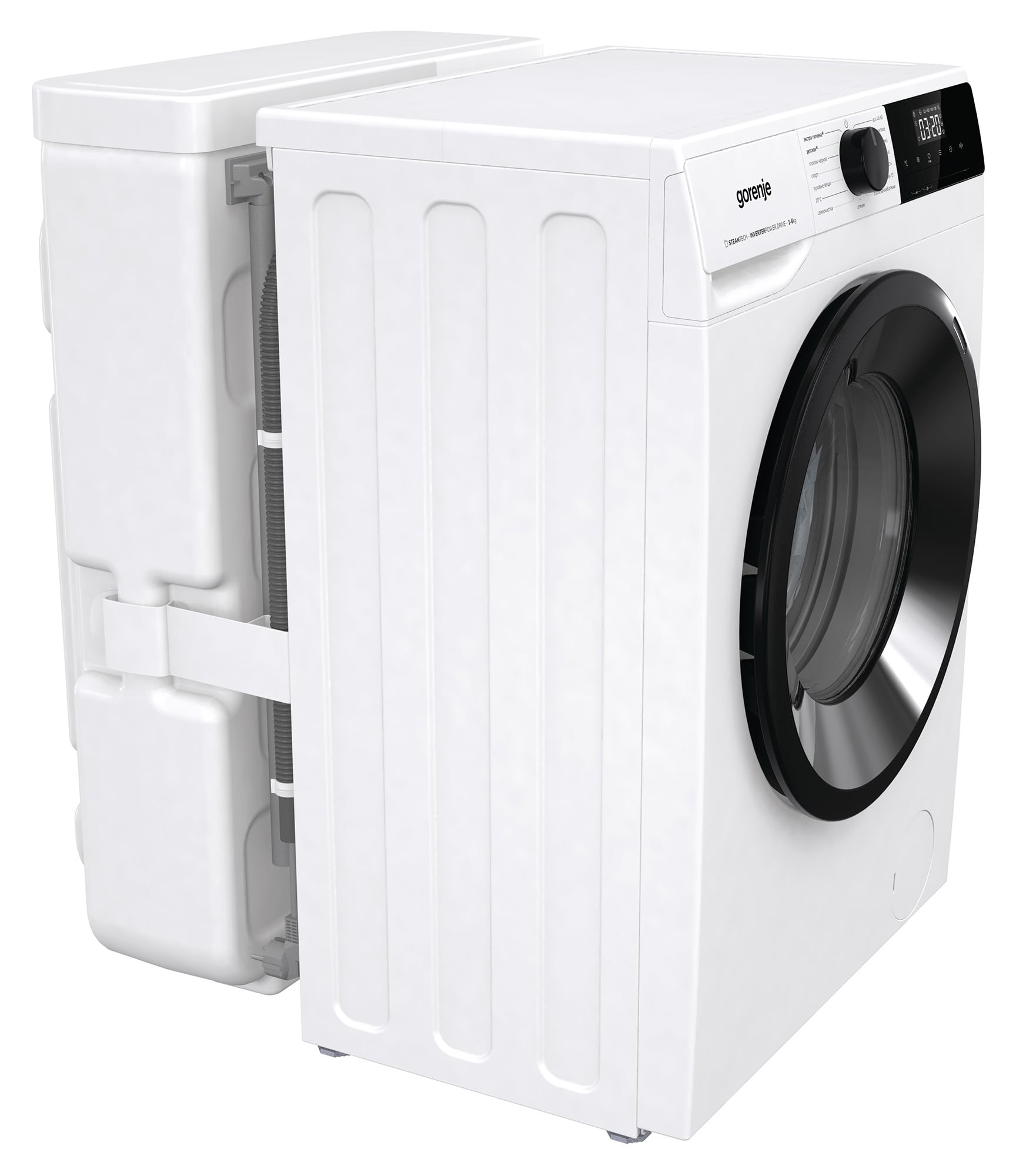 Стиральная машина Gorenje W1NHPI62SCSIRV белый загр. фронтальная макс.: 6 кг 1200 об/мин класс: А