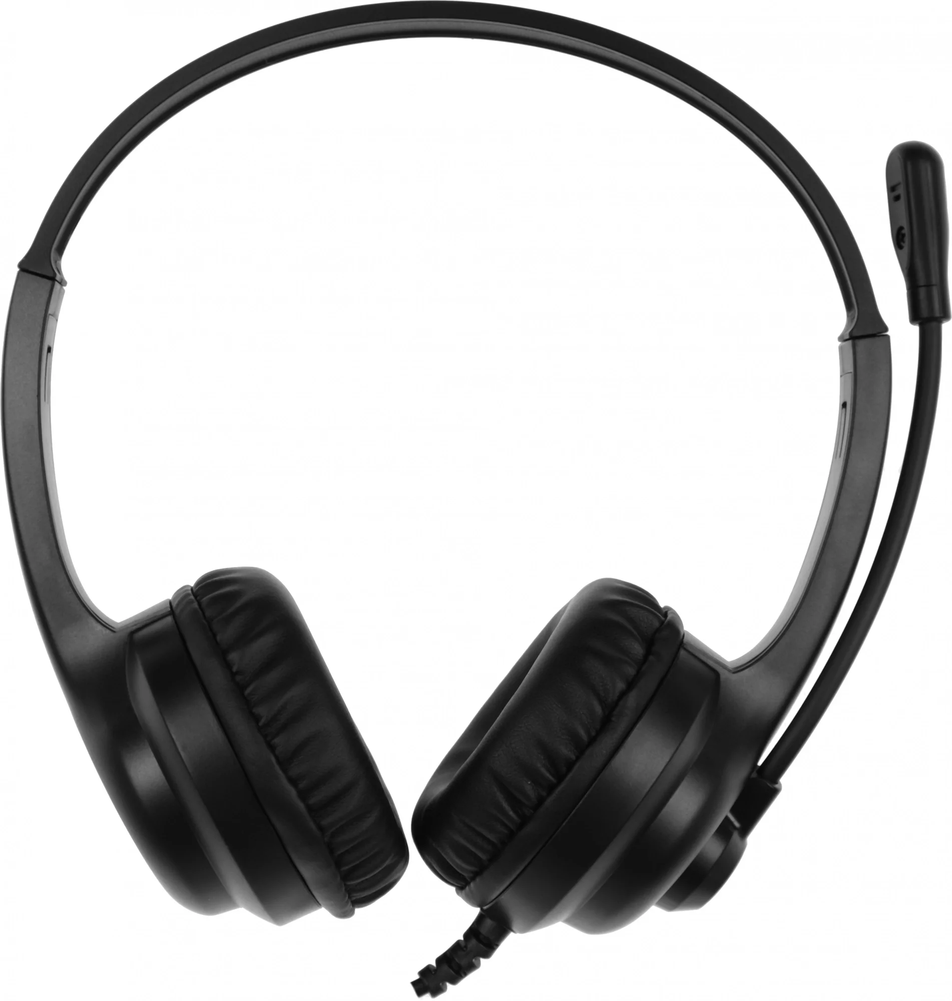 Наушники с микрофоном A4Tech HU-8 Black (USB, шнур 2м,  с регулятором громкости)