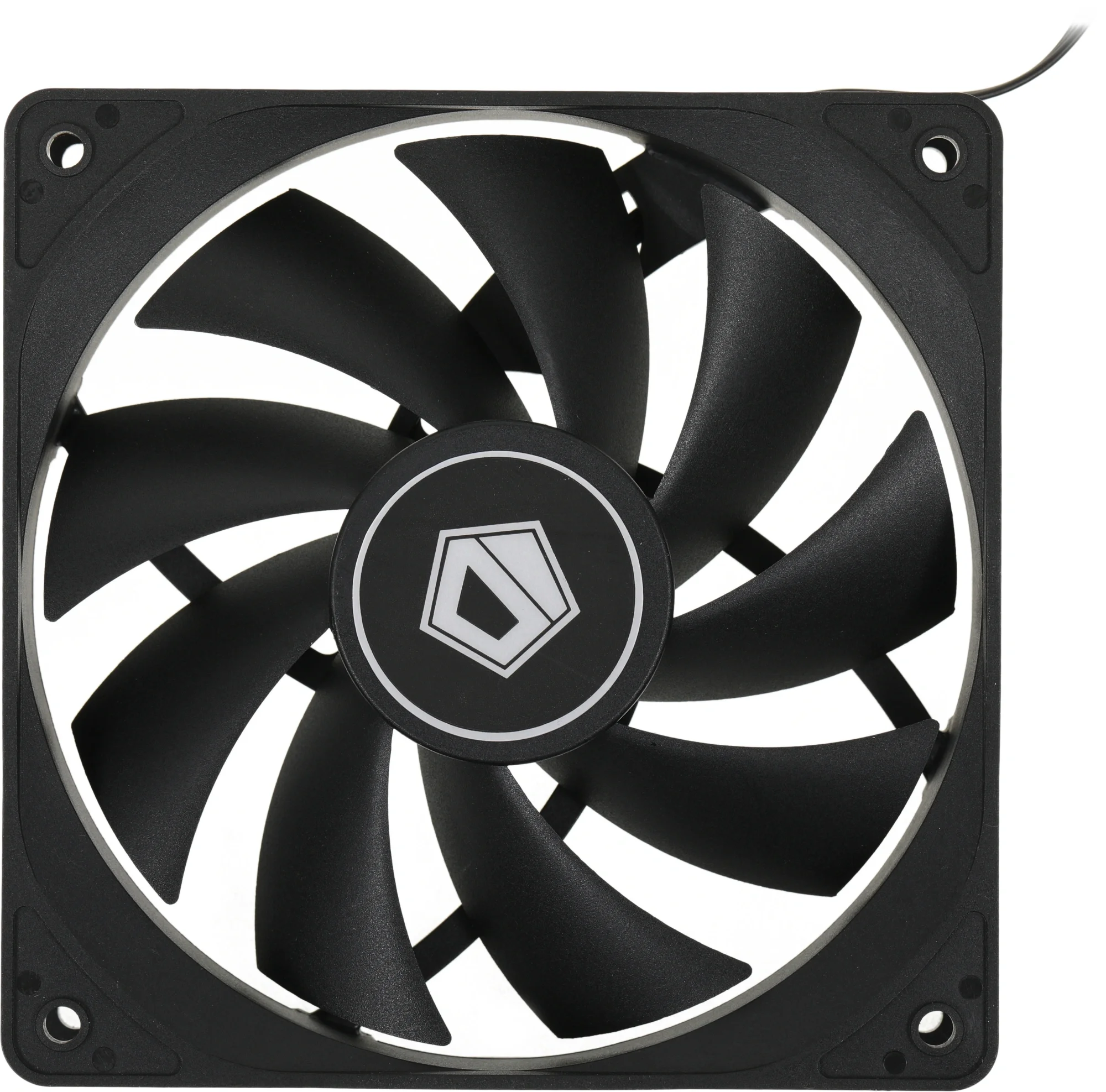 Вентилятор для корпуса ID-COOLING FL-12025K 120x120x25мм (80шт./кор, 3pin, черный, 1250об/мин, супертихий) BOX