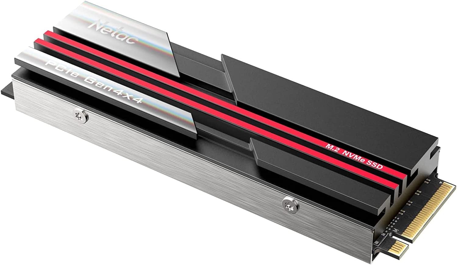 SSD накопитель Netac SSD NV3000 2TB PCIe 3 x4 M.2 2280 NVMe 3D NAND, R/W up to 3300/2900MB/s, IOPS(R4K) 320K/280K, TBW 1200TB, with heat sink, 5y wty