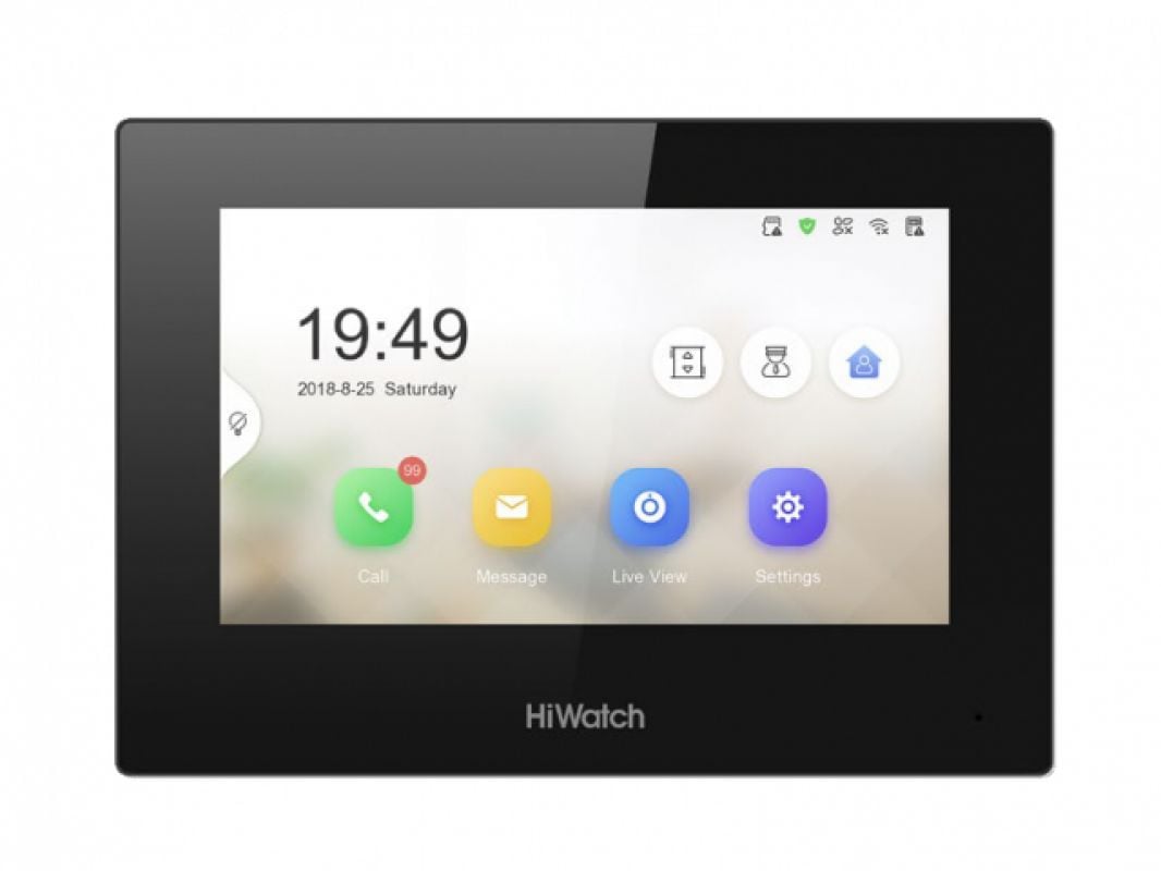 Вызывная панель HiWatch VDP-H2211B, цветная, черная