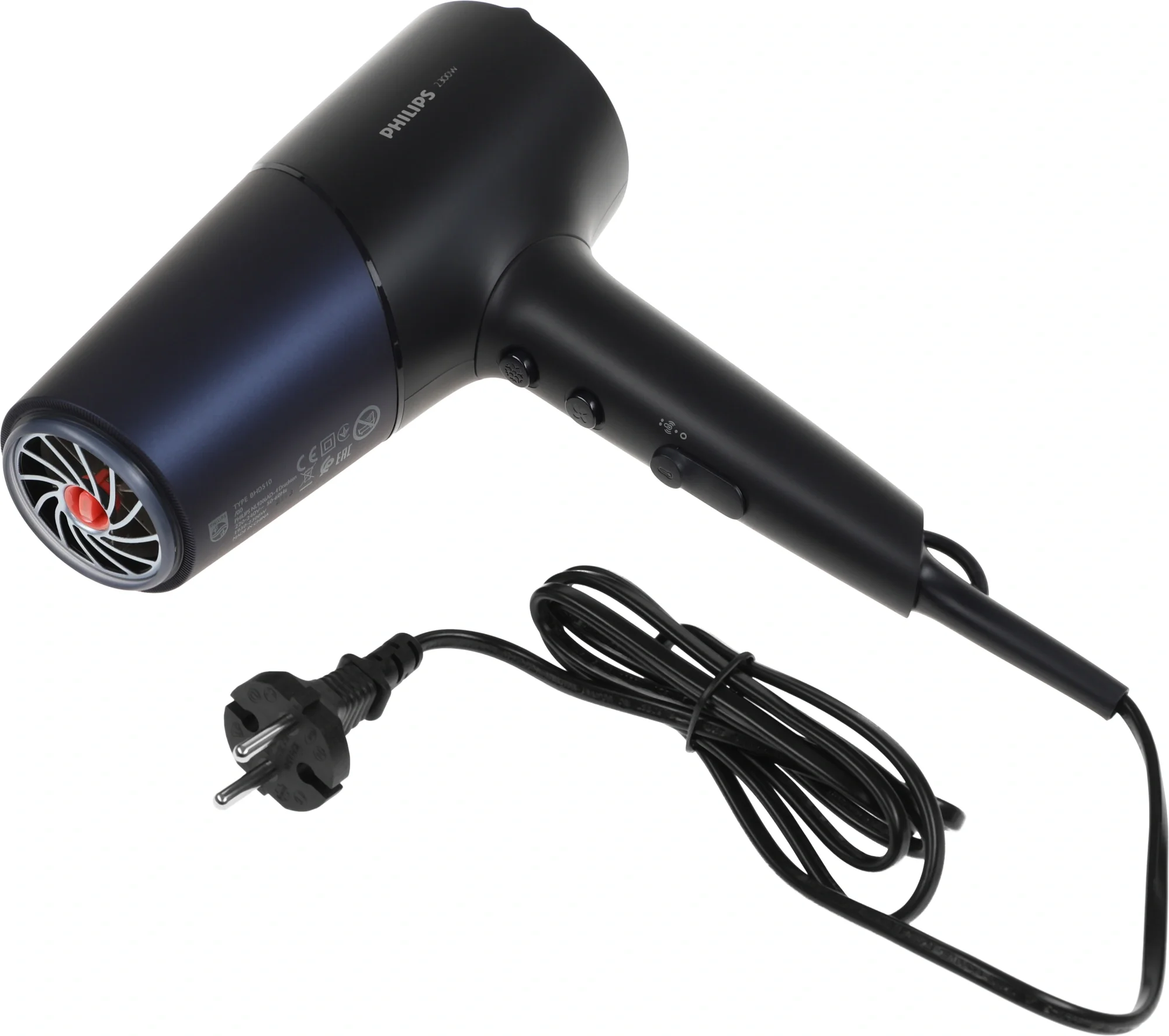 Фен Philips BHD510/00 2300Вт синий