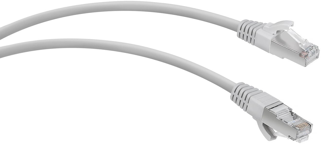 Патч-корд WRline WR-PC-RJ45-FTP-5E-7-GY F/UTP общий экран RJ-45 вил.-вилка RJ-45 cat.5e 7м серый LSZH (уп.:1шт)