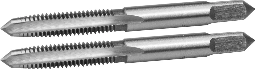 Зубр <4-28006-05-0.8-H2> ЗУБР М5x0.8мм, комплект метчиков, сталь  9ХС, ручные, 4-28006-05-0.8-H2