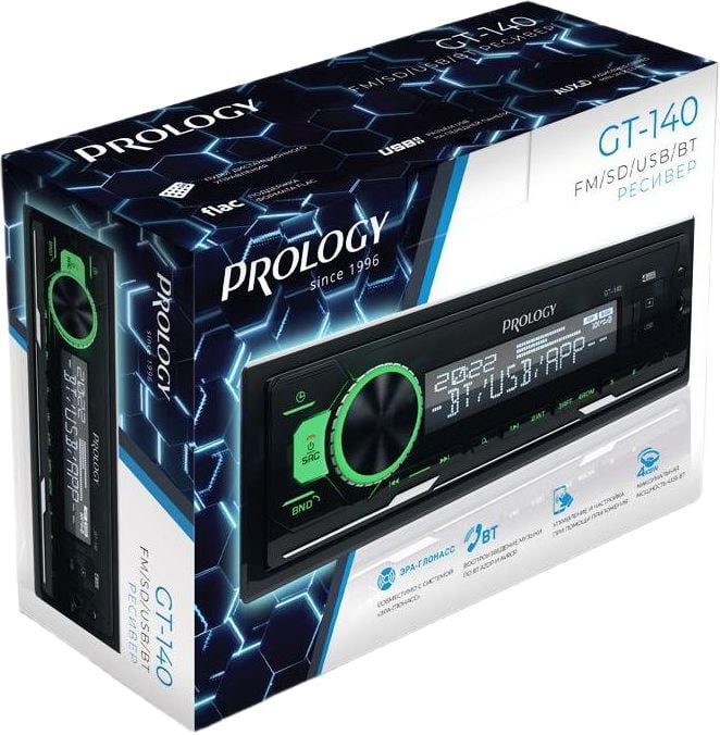 Автомагнитола Prology GT-140 1DIN 4x55Вт v4.2 ПДУ (PRGT140)
