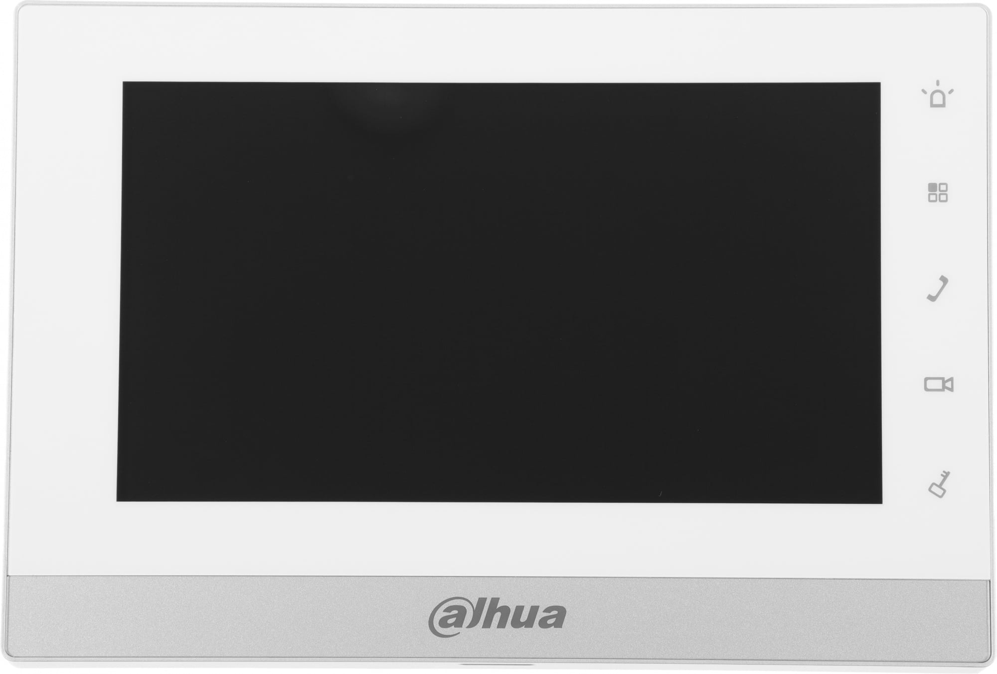 DHI-VTH1550CH-S2 Dahua - Монитор видеодомофона IP 7 дюймовый,  белый.
800x480 разрешение, ёмкостной сенсорный экран; тревожные входы / выходы 6/1; RS485. LAN; опциональная установка карты памяти Micro SD до 32Гб; Возможность просмотра IP видеокамер; Питание:  DC 12В; Габаритные размеры: 200.5 мм х 136.5 мм х 222 мм; Установка - на стену.