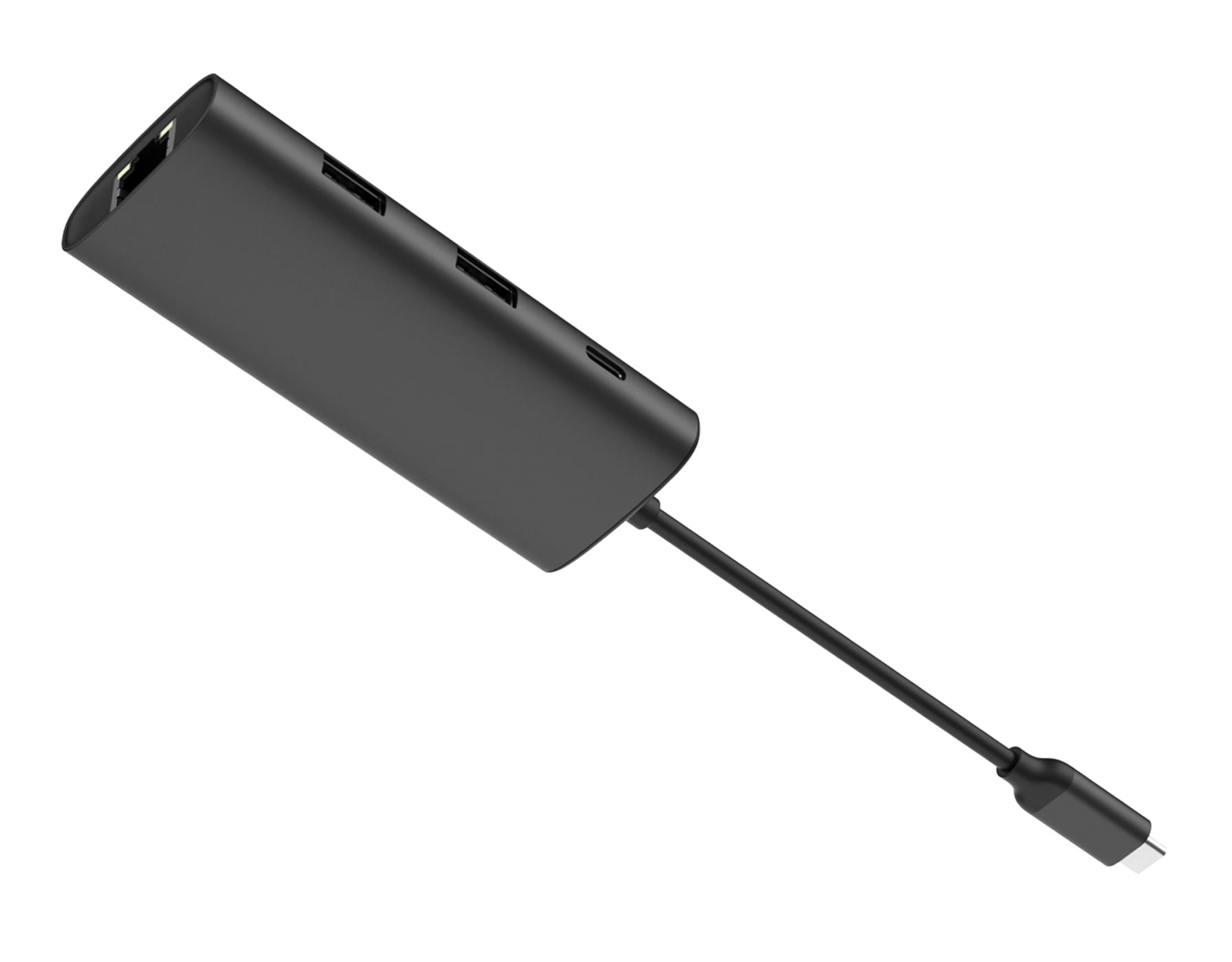 Порт-репликатор A4Tech - DST-80C, USB Type C, 1-HDMI, 1-RJ45, 1-USB2.0 Type A, 1-USB3.0 Type A, PD 100 Вт, цвет серый, DST-80C