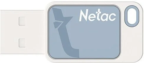<104931> Флешка .32Gb Netac UA31 USB2.0 выдвижной, пластик, голубая [NT03UA31N-032G-20BL]