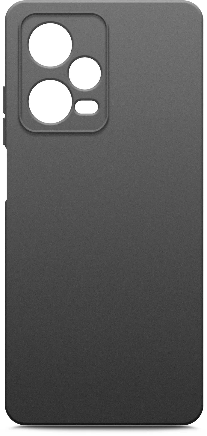 71955 Чехол (клип-кейс) BoraSCO для Xiaomi Redmi Note 12 Pro (4G) Silicone  Case черный ()
