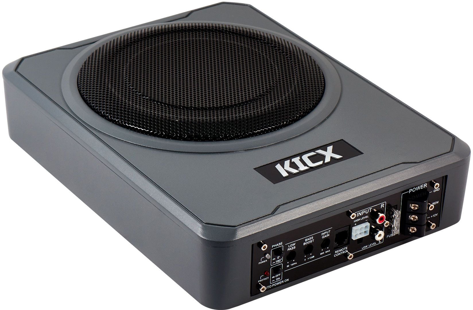 Сабвуфер автомобильный Kicx Q200BA 300Вт активный (20 см/8")