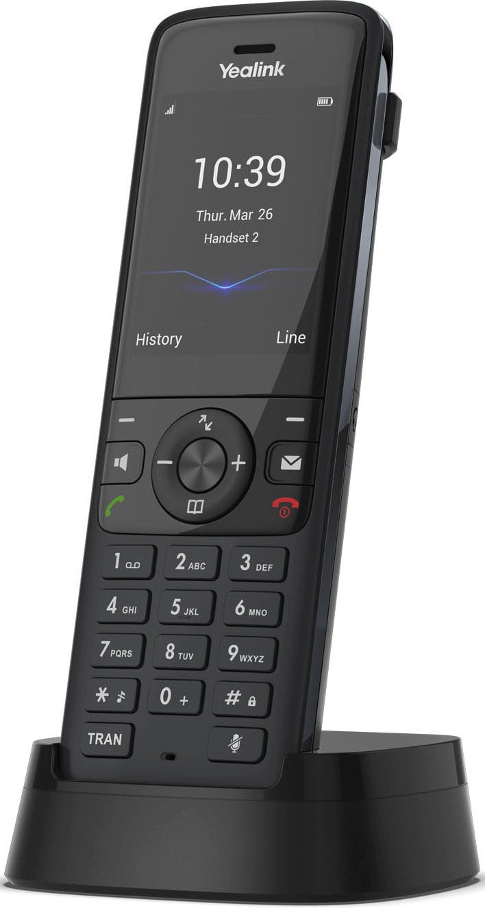 Телефонная система Yealink W78P, DECT, база W70B + трубка W78H, до 10 трубок