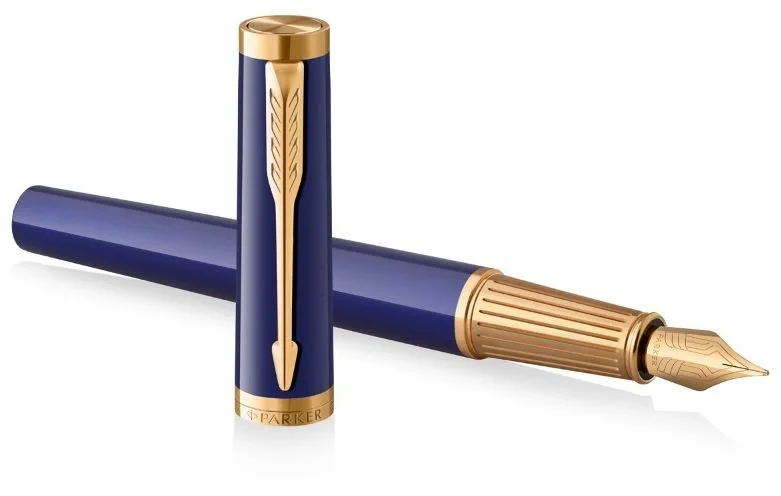 Ручка перьевая Parker Ingenuity Core F570 (2182009) Blue GT, F, сталь нержавеющая, подарочная коробка