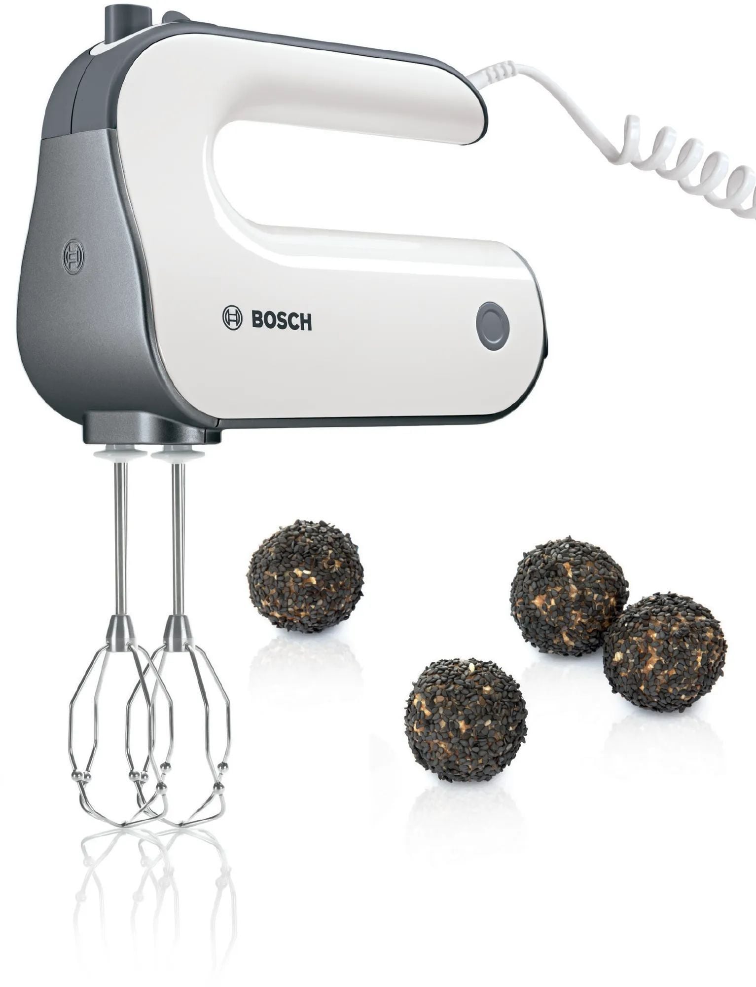 Миксер ручной Bosch MFQ49700, 850 Вт, белый