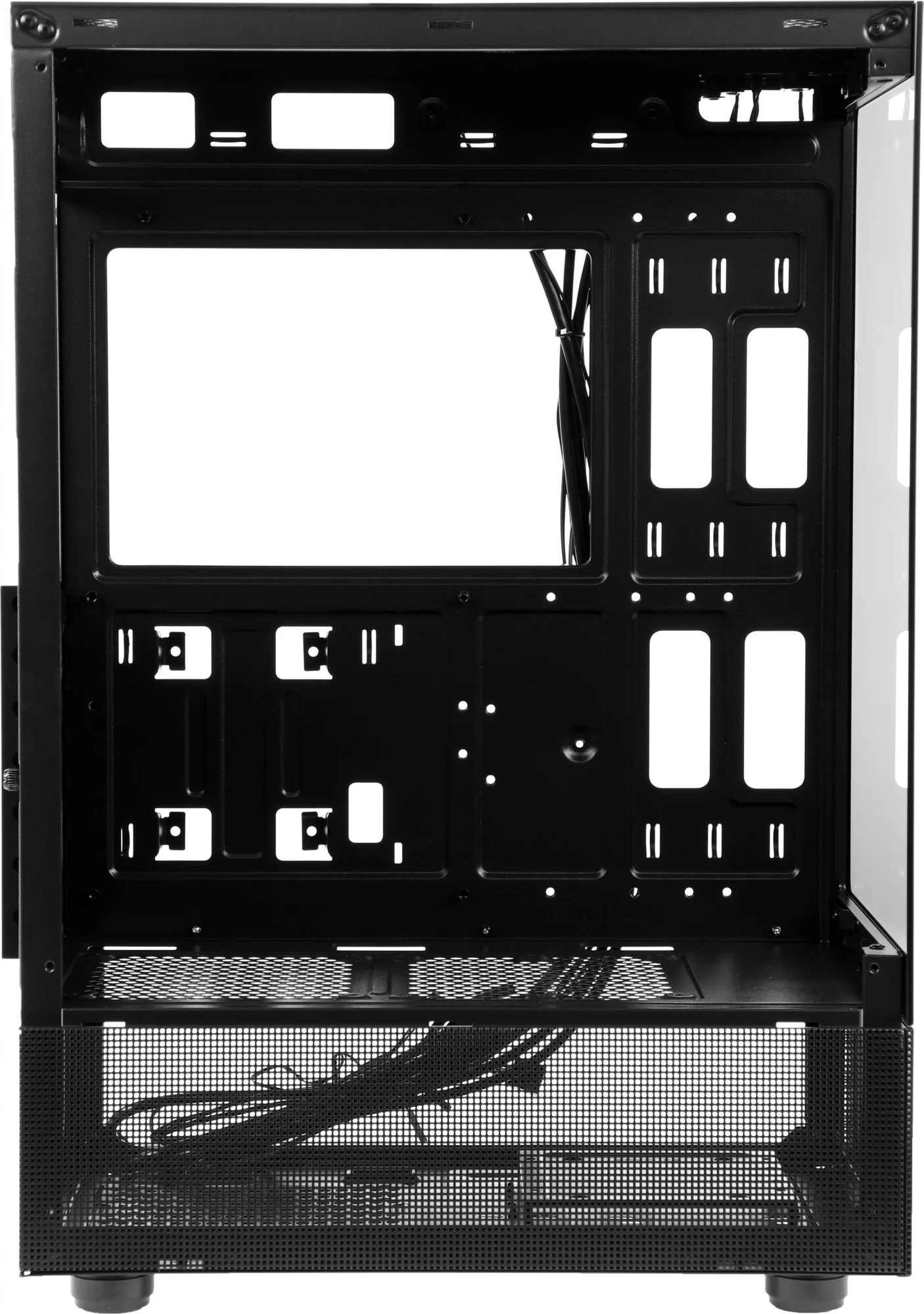 Корпус для ПК Formula V - Crystal Z1, mITX, mATX, ATX, 2х2.5", 1х3.5", 2xUSB2.0, 1xUSB3.0, Midi Tower, без БП, цвет чёрный, Crystal Z1 Black