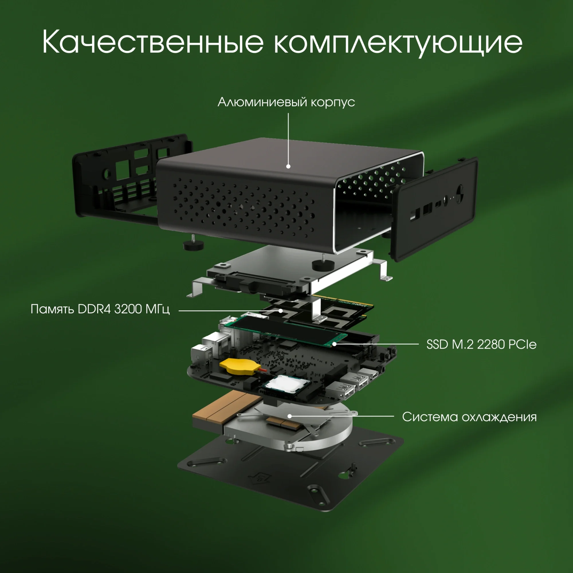 Неттоп Digma Pro Minimax U1 i3 1215U (1.2) 8Gb SSD256Gb UHDG Windows 11 Pro GbitEth WiFi BT 60W темно-серый/черный (DPP3-8CXW01)