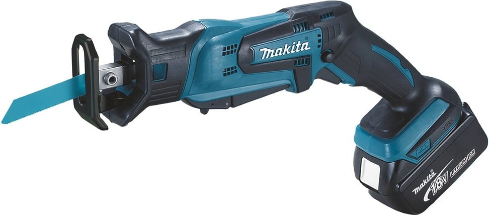 Аккумуляторная сабельная пила Makita DJR185RFE LXT 18 В ход 13 мм рез 50 мм 2x3.0 Ач ЗУ