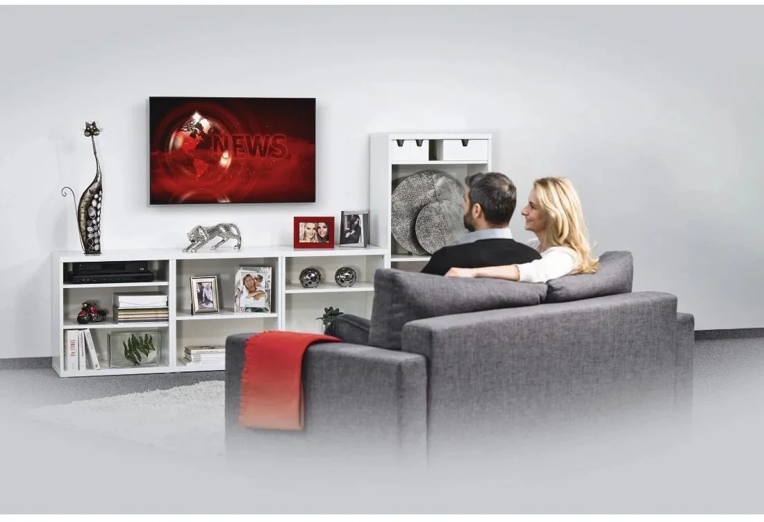 Кронштейн для телевизора Hama 00220809 черный 32"-65" макс.35кг настенный фиксированный