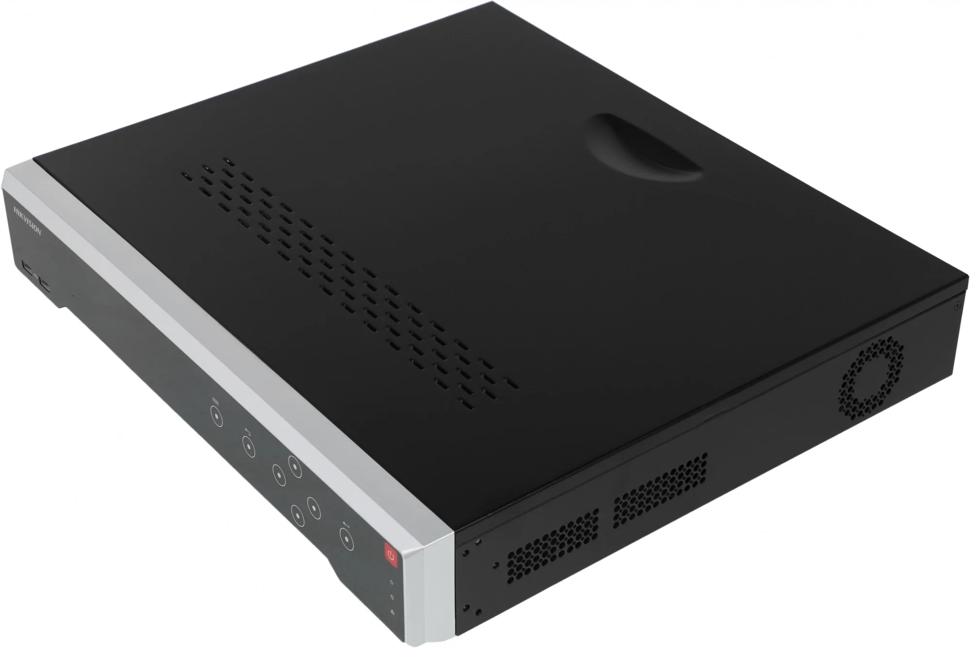 Видеорегистратор IP Hikvision DS-7764NI-M4, 64-канальный 8K M?Series. IP-видеовход: 64 канала до 32 Мп; входящий поток 400 Мбит/с; 4 SATA.