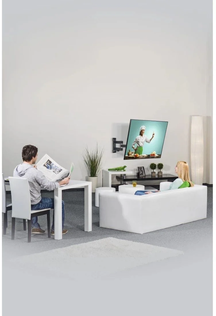 Кронштейн для телевизора Hama 00220824 черный 32"-65" макс.25кг настенный поворот и наклон