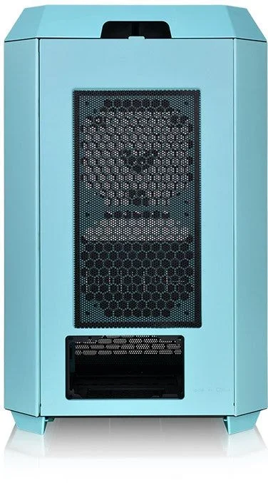 Компьютерный корпус Thermaltake The Tower 300 Turquoise голубой без БП miniITX 7x120мм 5x140мм 2xUSB 3.0 audio bott PSU