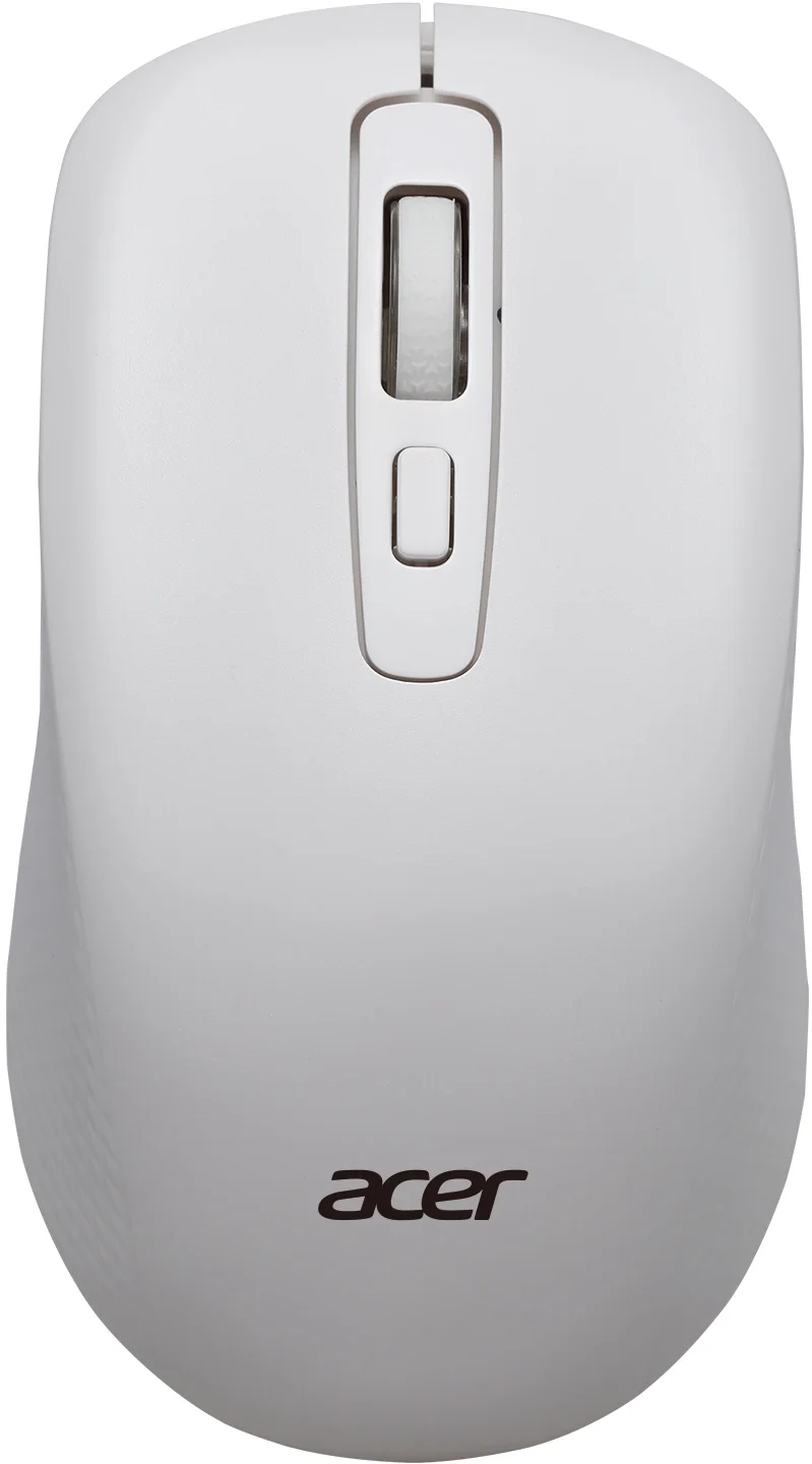Мышь Acer - OMR309, Беспроводная, 10 метров, USB, Optical, 800 - 1600 dpi, 4 btns, цвет белый, ZL.MCECC.02Z