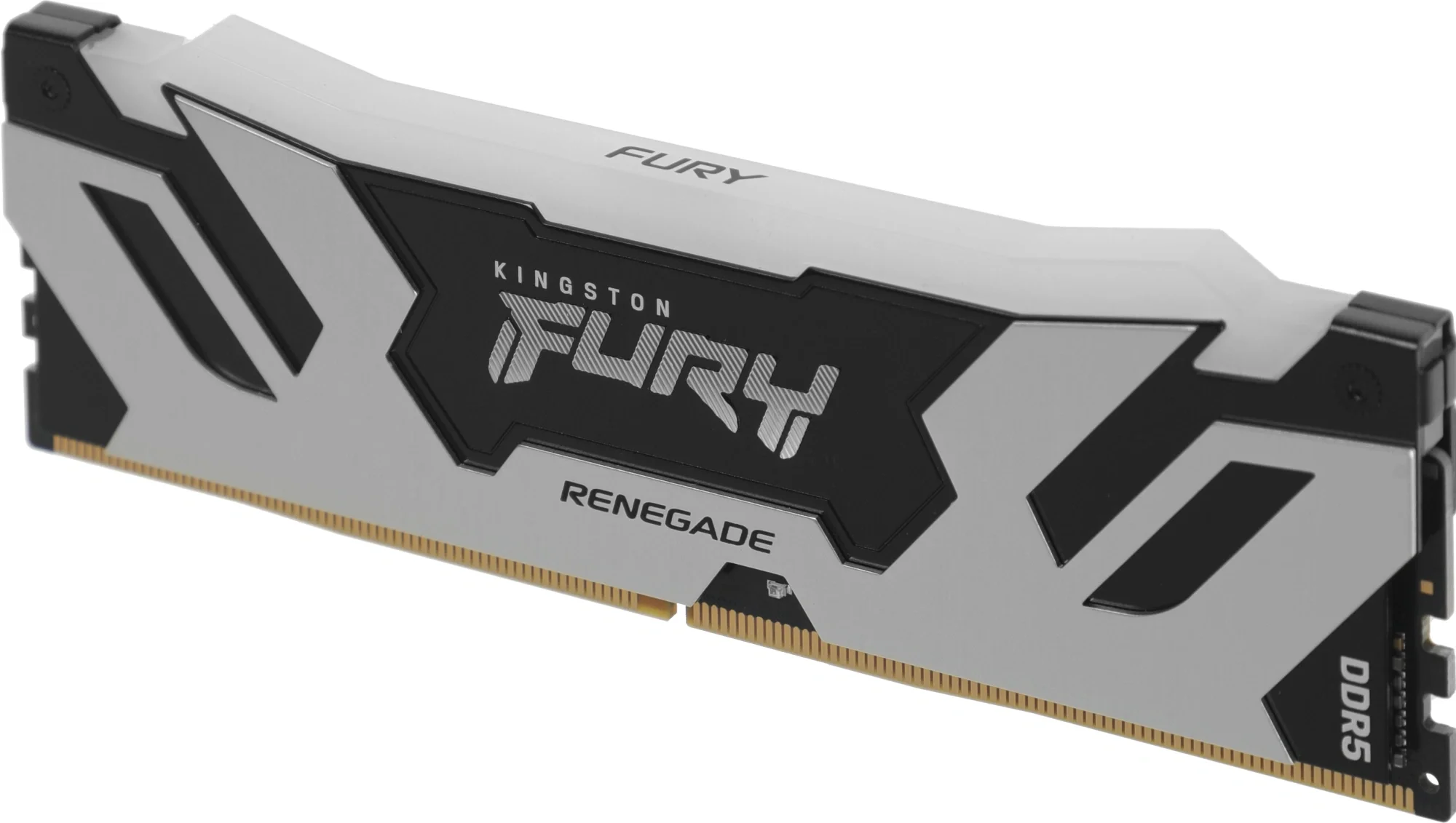 Модуль памяти Kingston 32GB DDR5 6400 FURY Renegade Silver/Black RGB XMP Non-ECC Unbuffered DIMM (Single Module) 2RX8 32-39-39 1.4V 288-pin 16Gbit