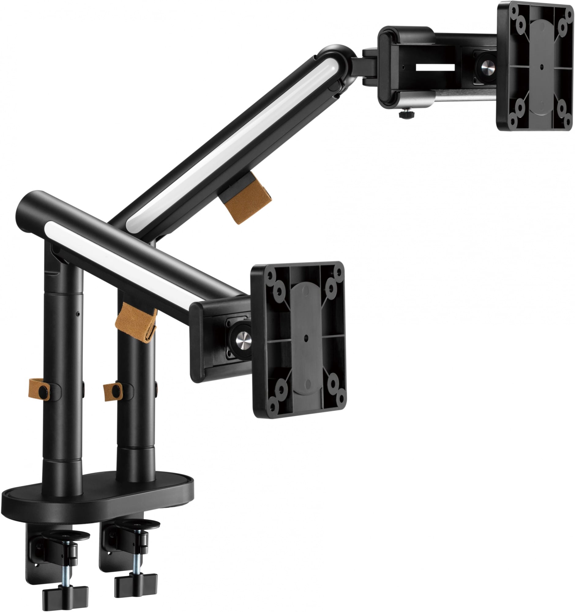 Кронштейн для мониторов Ultramounts UM727B черный 17"-32" макс.9кг крепление к столешнице  поворот и наклон