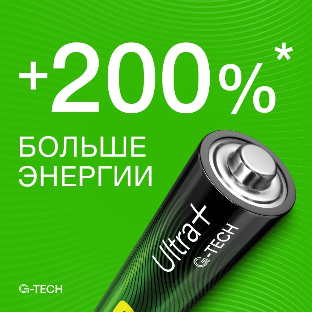 Батарея GP Ultra Plus Alkaline 24AUPA21-2CRSB4 AAA (4шт) блистер