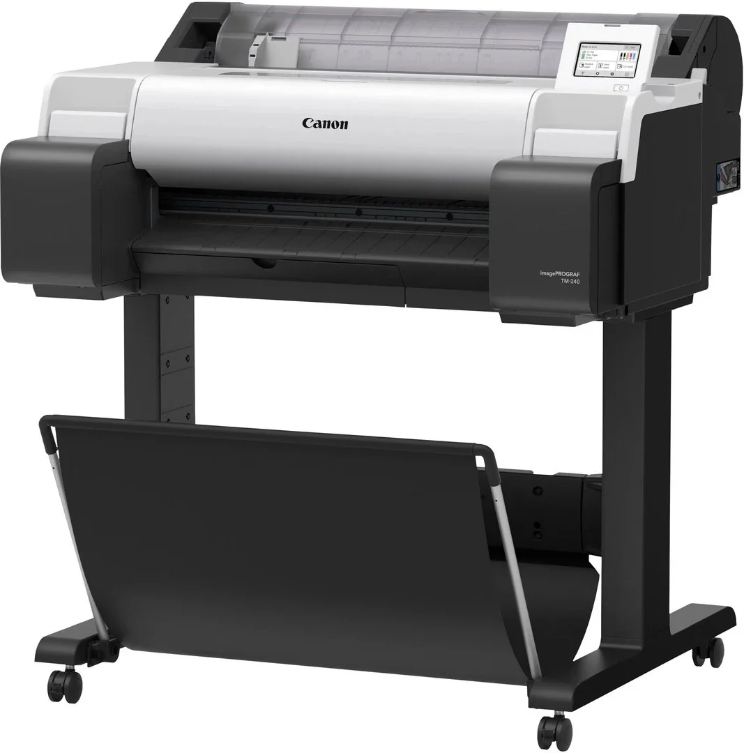 Плоттер Canon imagePROGRAF TM-340 (36", А0, 5 цветов,  24 стр/мин (А4); 40 сек (А0),2400x1200 dpi, 2 GB, Диам.втулки 2/3 дюйма, USB, Ethernet, Wi-Fi, печать на рулонах и листах,авторезак,подставка)6248C003
