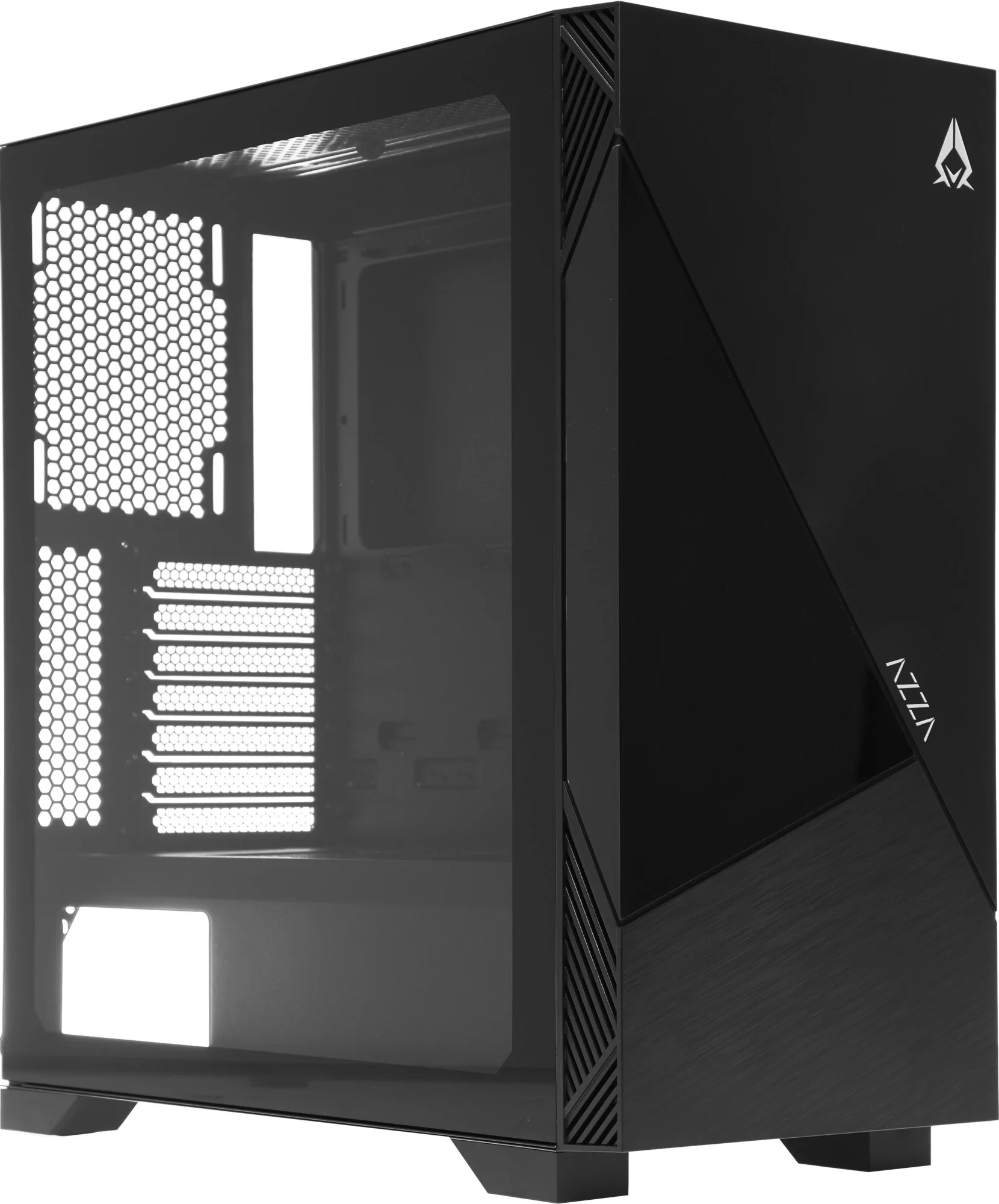 Компьютерный корпус Azza Eclipse черный без БП ATX 9x120мм 5x140мм 2xUSB 2.0 1xUSB 3.0 audio bott PSU