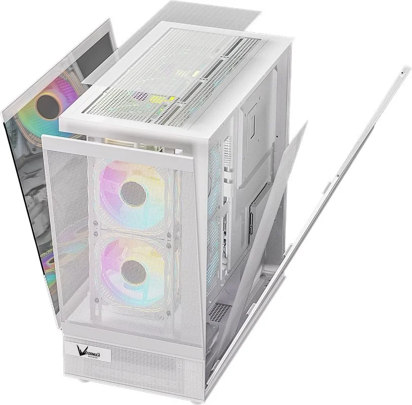 Корпус для ПК Formula V - Crystal Z8, mITX, mATX, ATX, 2х2.5", 2х3.5", 2xUSB3.0, Midi Tower, без БП, цвет белый, Crystal Z8 White