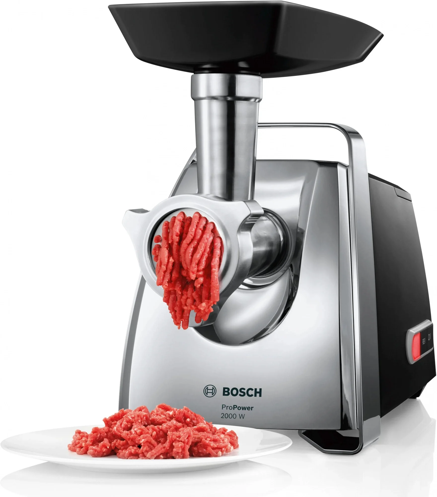 Bosch <MFW67450> Мясорубка (700 Вт, 3.5 кг/мин, 3 решётки для фарша, пресс  для отжима сока)