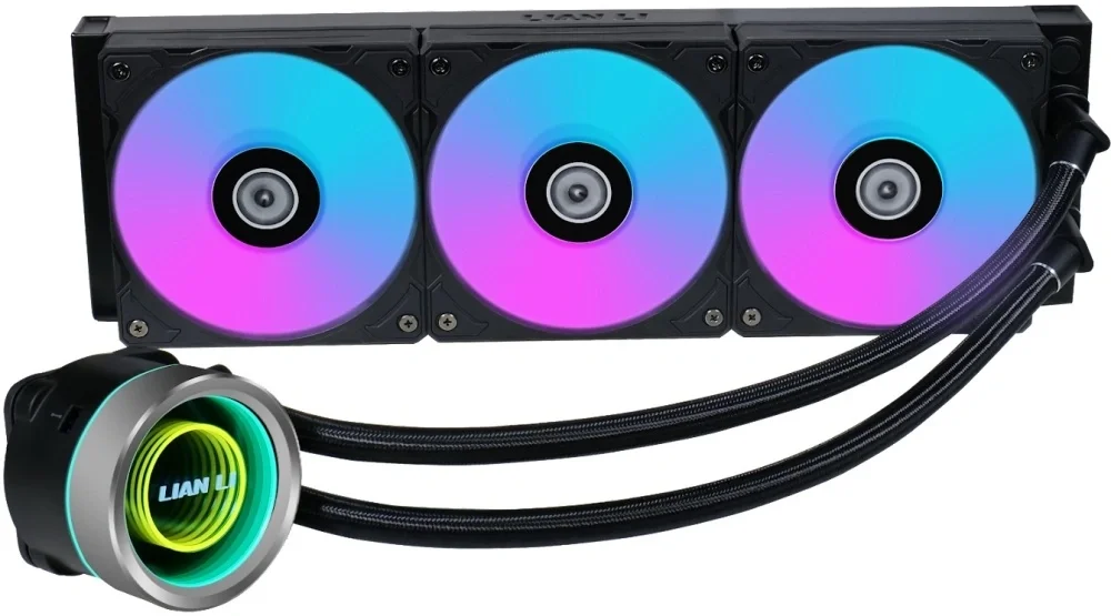 Система водяного охлаждения Lian-Li Galahad II Trinity 360 ARGB Soc-AM5/AM4/1200/1700/1851 черный30dB Al+Cu Ret (G89.GA2T36B.00) [G89.GA2T36B.00]