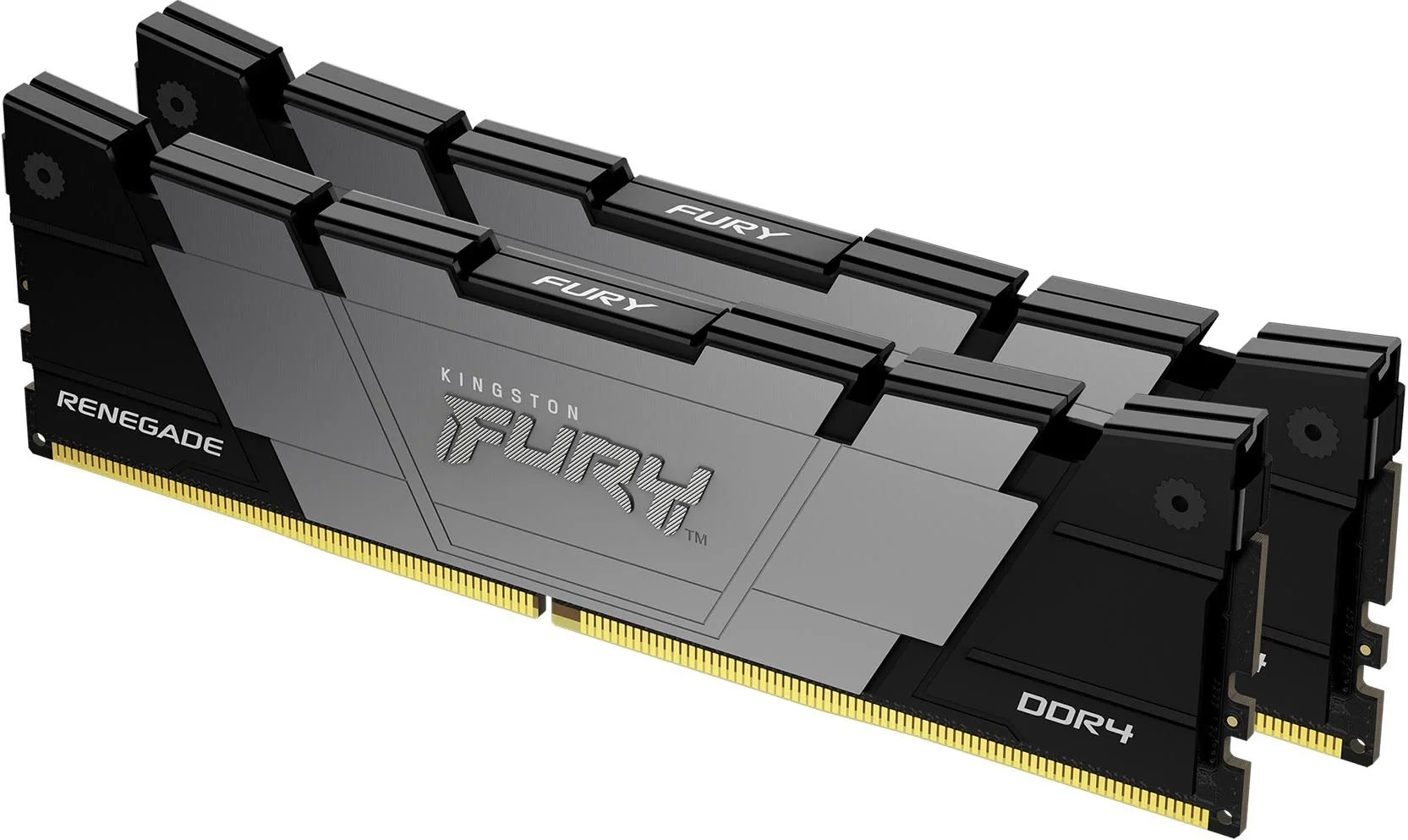 Память DDR4 2x8GB 4000MHz Kingston KF440C19RB2K2/16 Fury Renegade Black RTL Gaming PC4-32000 CL19 DIMM 288-pin 1.35В kit single rank с радиатором Ret