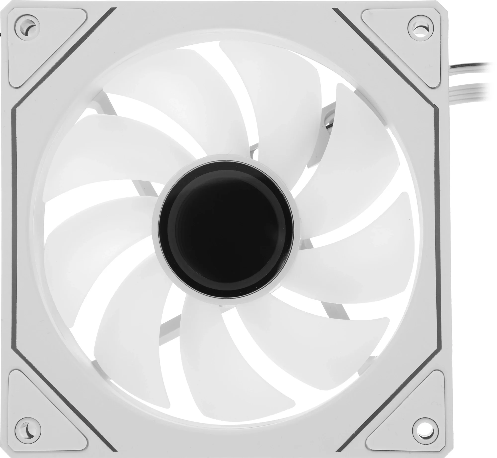 4711401661030 Вентилятор Formula FLOE 12WH ARPW, white, 12cm, ARGB 3-pin + PWM 4-pin,  Infinity Mirror effect