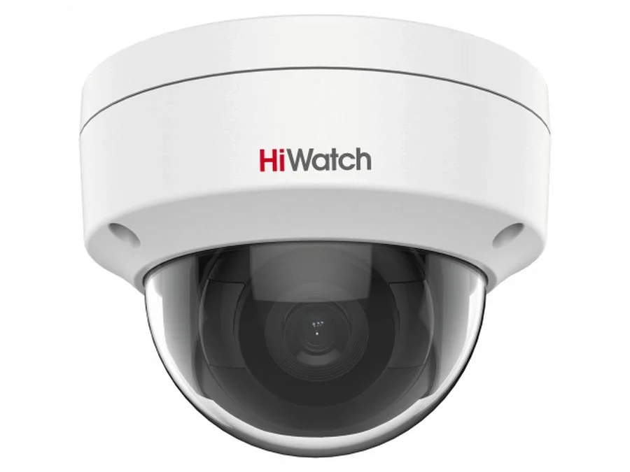 Камера видеонаблюдения IP HiWatch DS-I202(E)(4MM), 1920x1080, 4мм, ИК 30м, 2Мп, 1/2.9" CMOS, уличная, купольная, белый