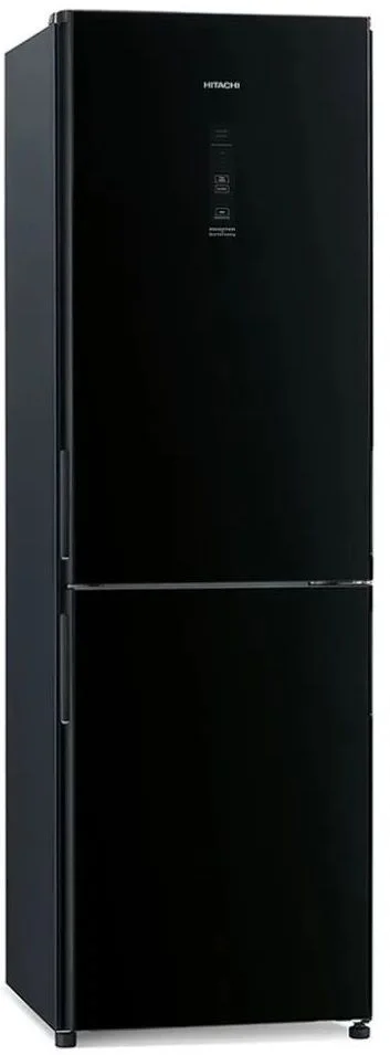 Холодильник Hitachi R-BG410PUC6X GBK черный двухкамерный 215/105л морозилка снизу, No Frost
