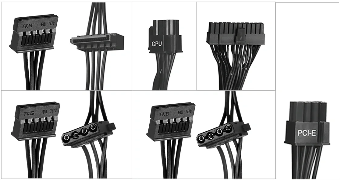 Блок питания KingPrice ATX 550W KPPSU550 (20+4pin) 120mm fan 4xSATA RTL