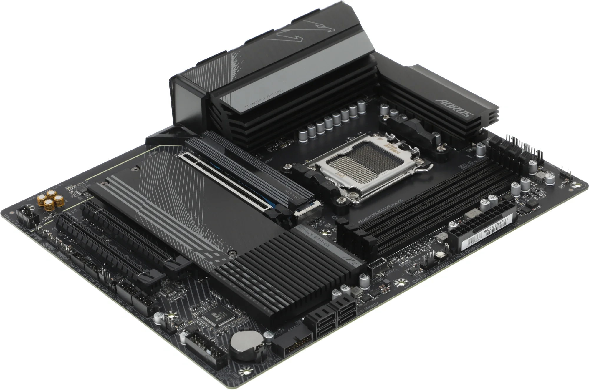 Материнская плата Gigabyte B650 A ELITE AX V2 Socket AM5 AMD B650 4xDDR5 HDMI+DP 2xPCI-E16x 4xSATA3 2xM.2 2.5GLan WiFi ATX