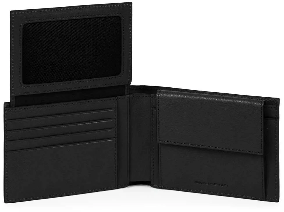 Кошелек мужской Piquadro Black  Square  PU1392B3R/N  черный натур.кожа
