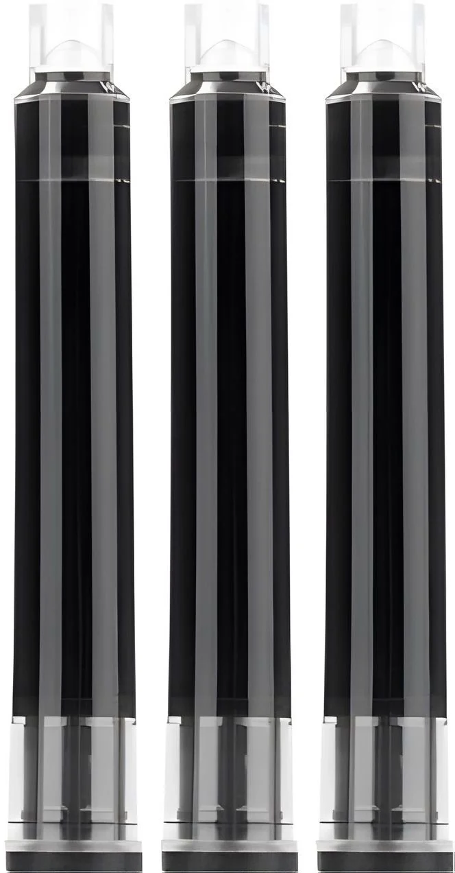 Картридж для перьевой ручки Deli SF456BLACK картридж: черный, чернила: черные (упаковка: 6шт)