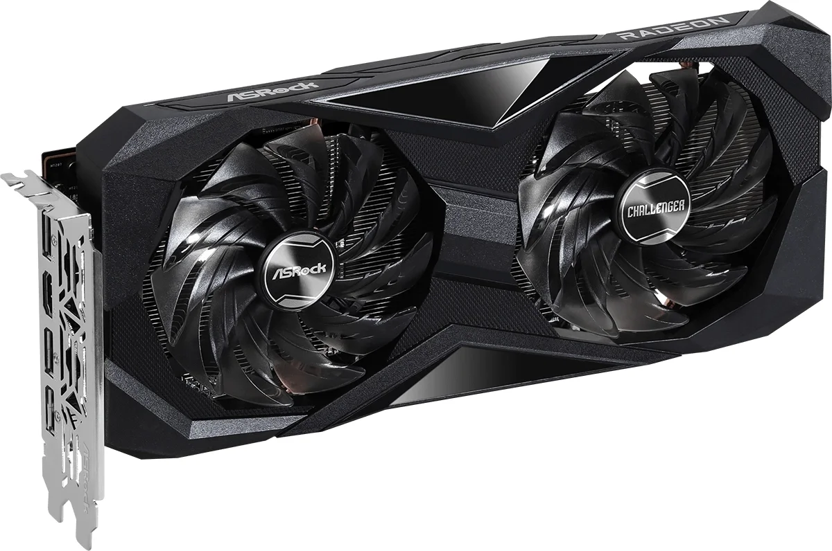 Видеокарта Asrock PCI-E 4.0 RX7600 CL 8GO AMD Radeon RX 7600 8Gb 128bit GDDR6 1770/18000 HDMIx1 DPx3 HDCP Ret