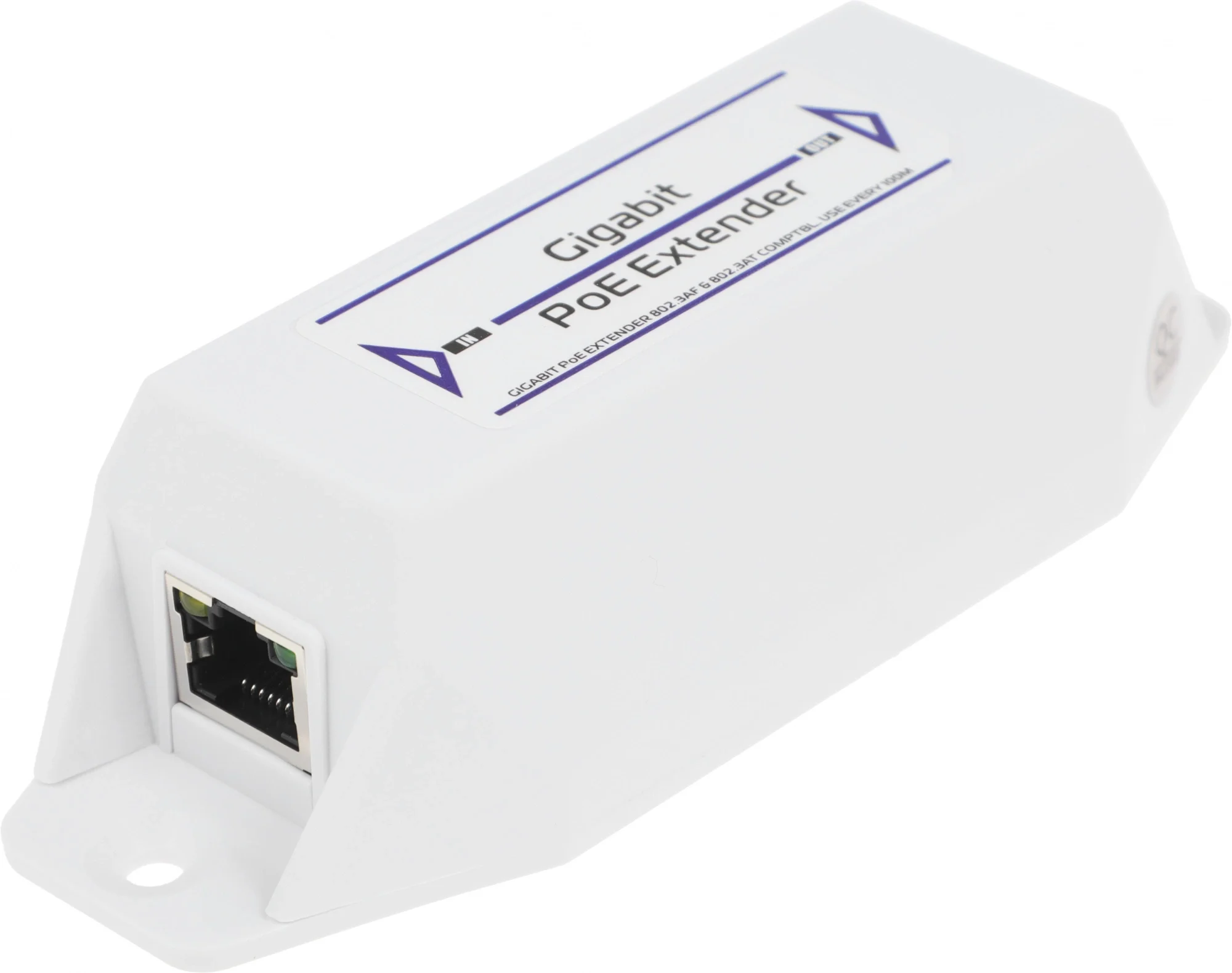 PoE-адаптер CUDY Gigabit PoE+ Extender 10/100/1000Mbps PoE+ Extender, IEEE802.3af/at