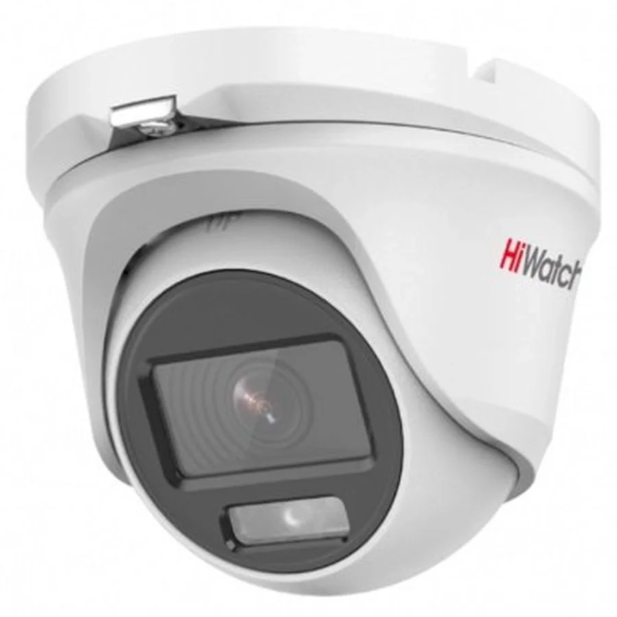 Камера Hiwatch DS-T203L(C) (2.8mm), 2Мп, купольная, HD-TVI, ColorVu