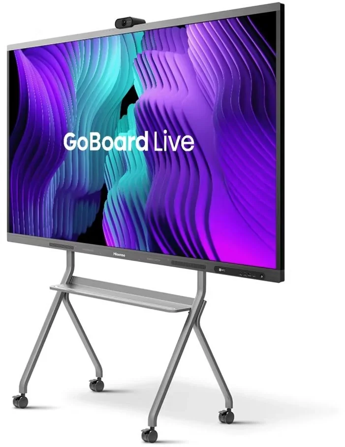 Интерактивный дисплей Hisense 75MR6DE, 75", тип матрицы IPS; разрешение 3840х2160; контрастность 1200:1; яркость  350 кд/м2; время отклика 8 мс; частота обновления 60 Гц; ОС Android 13.0; угол обзора 178/178; AC 100 V ~ 240 V; интерфейсы HDMI*4, HDMI 2.0 * 3, USB3.0*3, USB Type-C*1, Audio*1 , RS232С*1, RJ45*1, LAN; VESA 600х600; вес 45,8 кг.