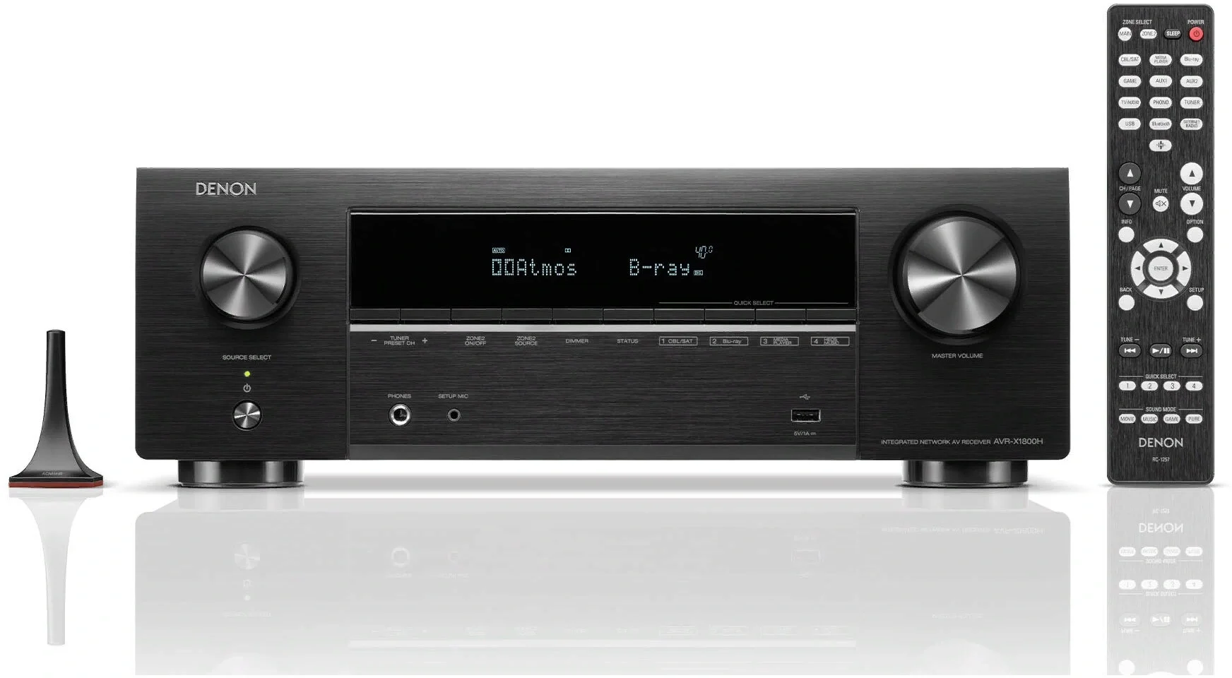 Ресивер AV Denon AVRX1800HBKE2, 7.2