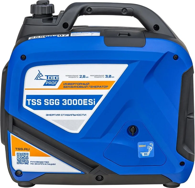 Электрогенератор бензиновый инверторный ТСС SGG 3000ESi, 3 кВт, 60 дБ, 24.6 кг