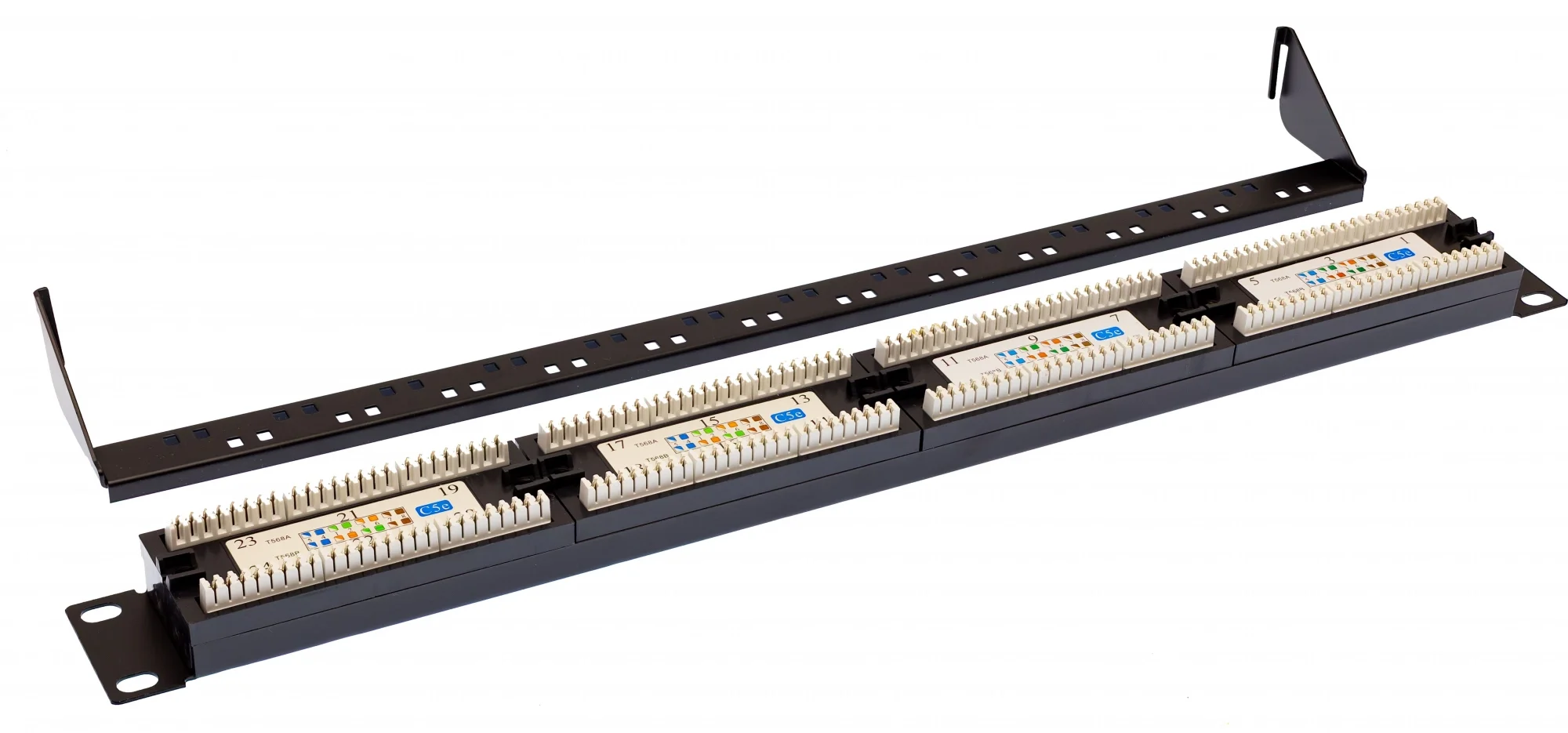 Патч-панель Suprlan 10-0403, 24×RJ45, cat.5e, UTP, 1U