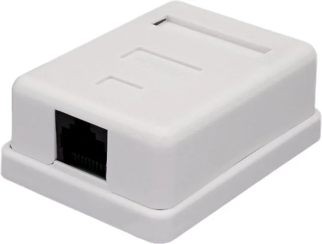 Розетка SUPRLAN 10-0355, RJ45, Cat.6, 1 порт, UTP
