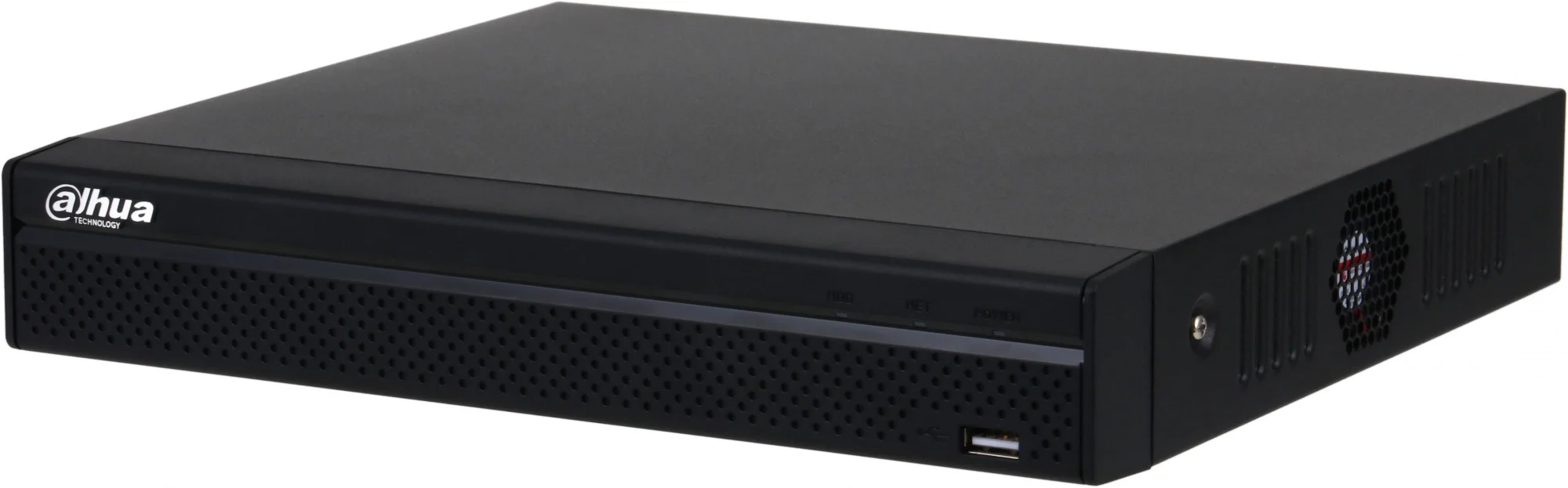 Видеорегистратор IP Dahua DHI-NVR4116HS-8P-4KS3, 16-канальный c PoE, 4K, H.265+. Входящий поток до 160 Мбит/с; 8 портов PoE; видеовыходы: 1 HDMI, 1 VGA.